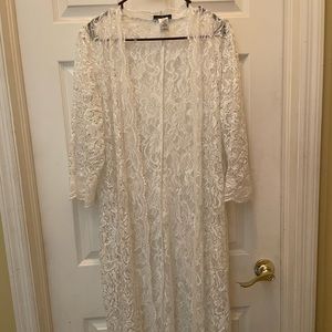 Miss Cristina 2X sheer cardigan